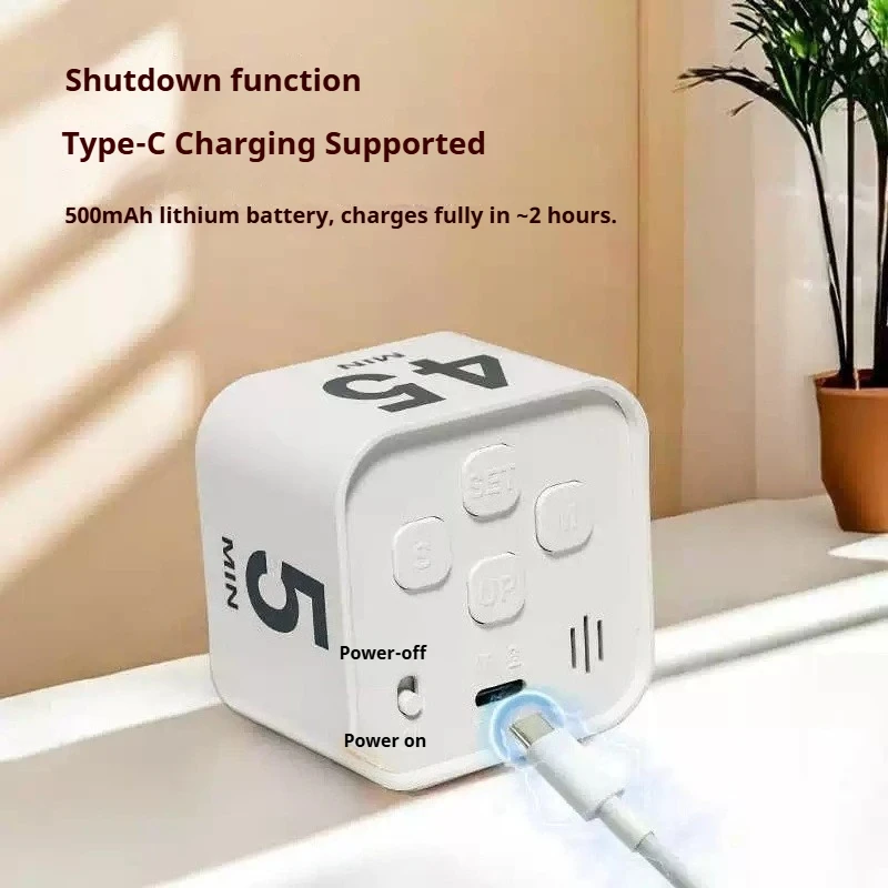 スマートキューブタイマー 生産性研究 子供の視力 デジタルキッチンフリップタイマー