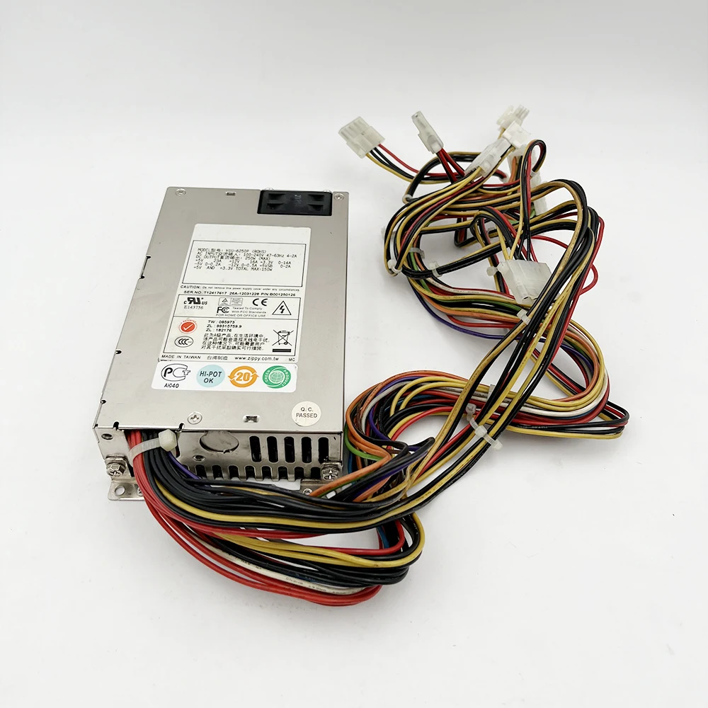 Alimentatore per apparecchiature informatiche industriali per EMACS H1U-6250P 1U 250W