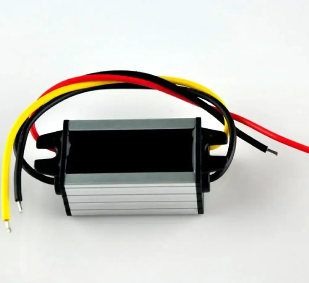 DC 12V 24V (6V-28V) ขั้นตอนลง 3.7V 6A 22W DC Converter Buckโมดูลแหล่งจ่ายไฟอะแดปเตอร์แรงดันไฟฟ้ากันน้ํา