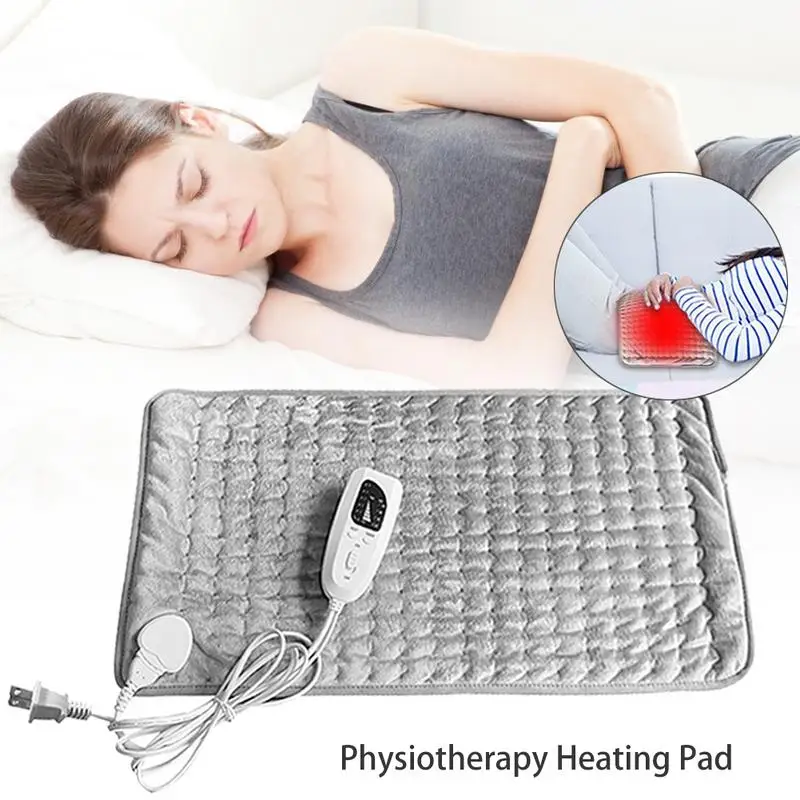 Electric Heating Pad for Back Pain Relief and Cramps Body Therapy Blanket Heating Pads Moist/Dry Heat Therapy Winter Warmer Mat