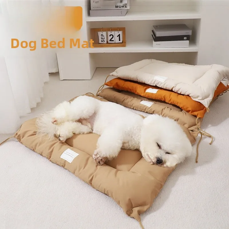 

Универсальный всесезонный коврик для животных с ремнем, лежанка для собак, фиксирующий коврик для клетки, товары для животных, комфортная подстилка для дома