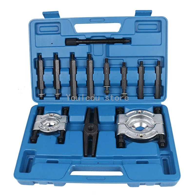 Car Bearing Separator Puller Set Removal Tool  12pcs Bar-Type Splitter Gear  Fly Wheel  30-50mm 50-75mm