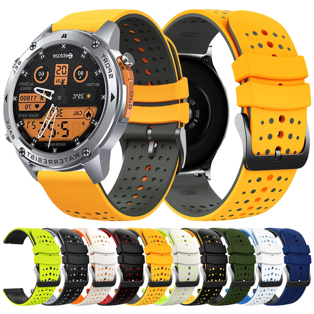 22Mm Silicone Watch… - image