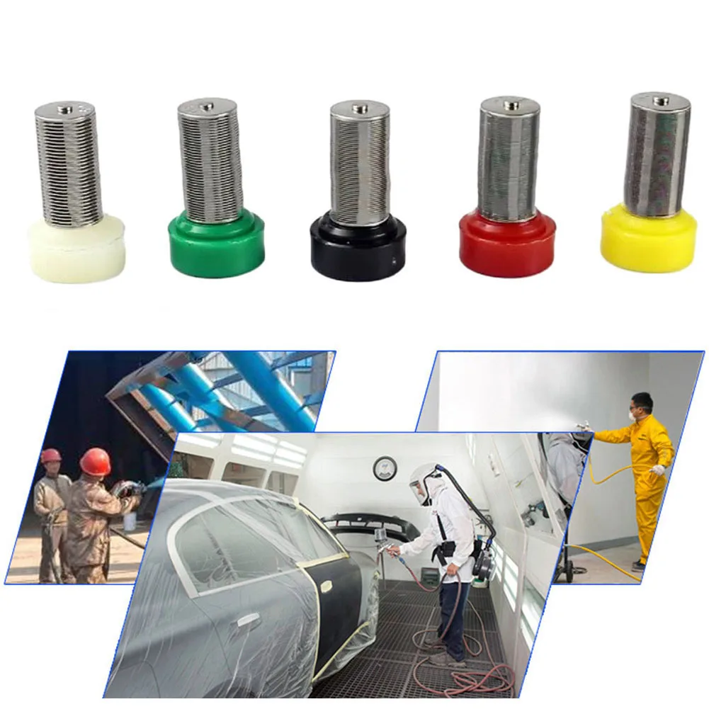 1 Pcs Paint Sprayer Mesh Filter With 304 Stainless Steel Disc And Nylon Cap For Pneumatic Spray Systems And Accessories