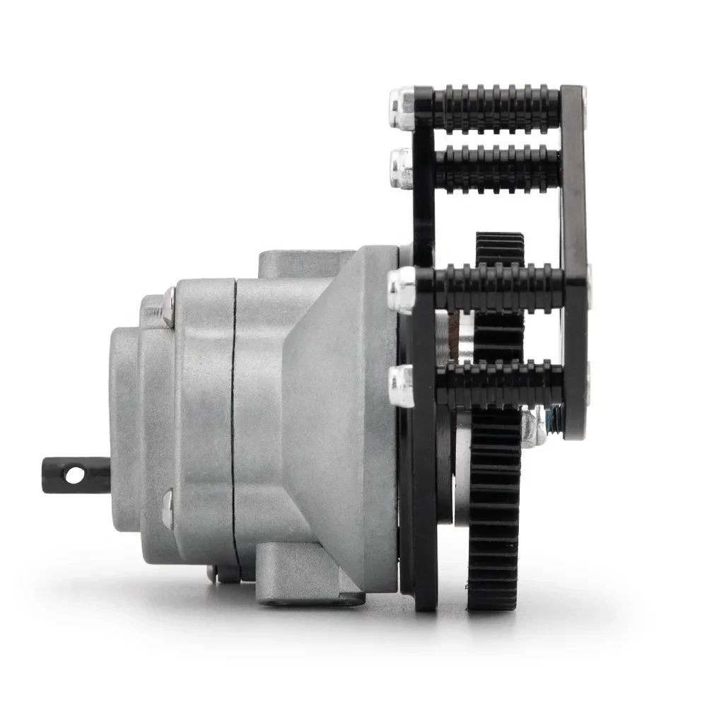 

New Transmission Case Center Gearbox with Motor Gear Metal Assembled Gearbox for 1/10 D90 D110 RC Crawler Car Upgrade Parts