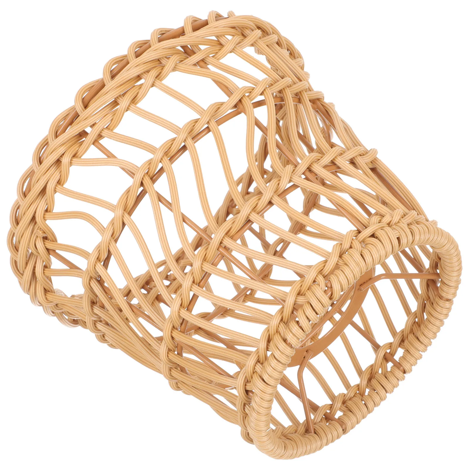 المنسوجة غطاء مصباح ريفي غطاء خفيف الدرج غرفة المعيشة ديكور المنسوجة عاكس الضوء واقية غطاء المصباح ديكور المنزل