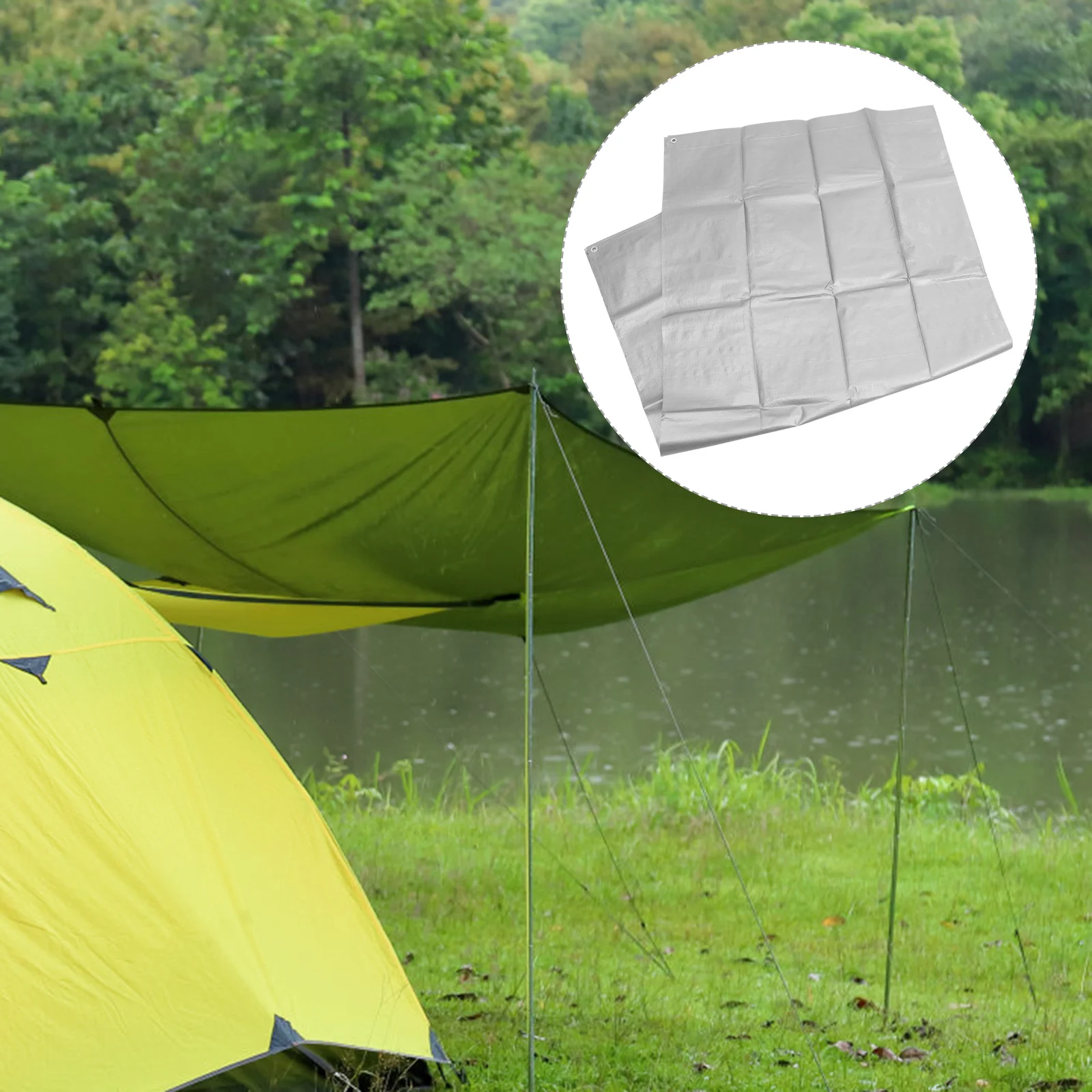 Outdoor Tarpaulin Film Canopy Rainproof Sunshield Protection Cloth Film Awning Cloth, Sunshade Rain Cloth, Waterproof Cloth