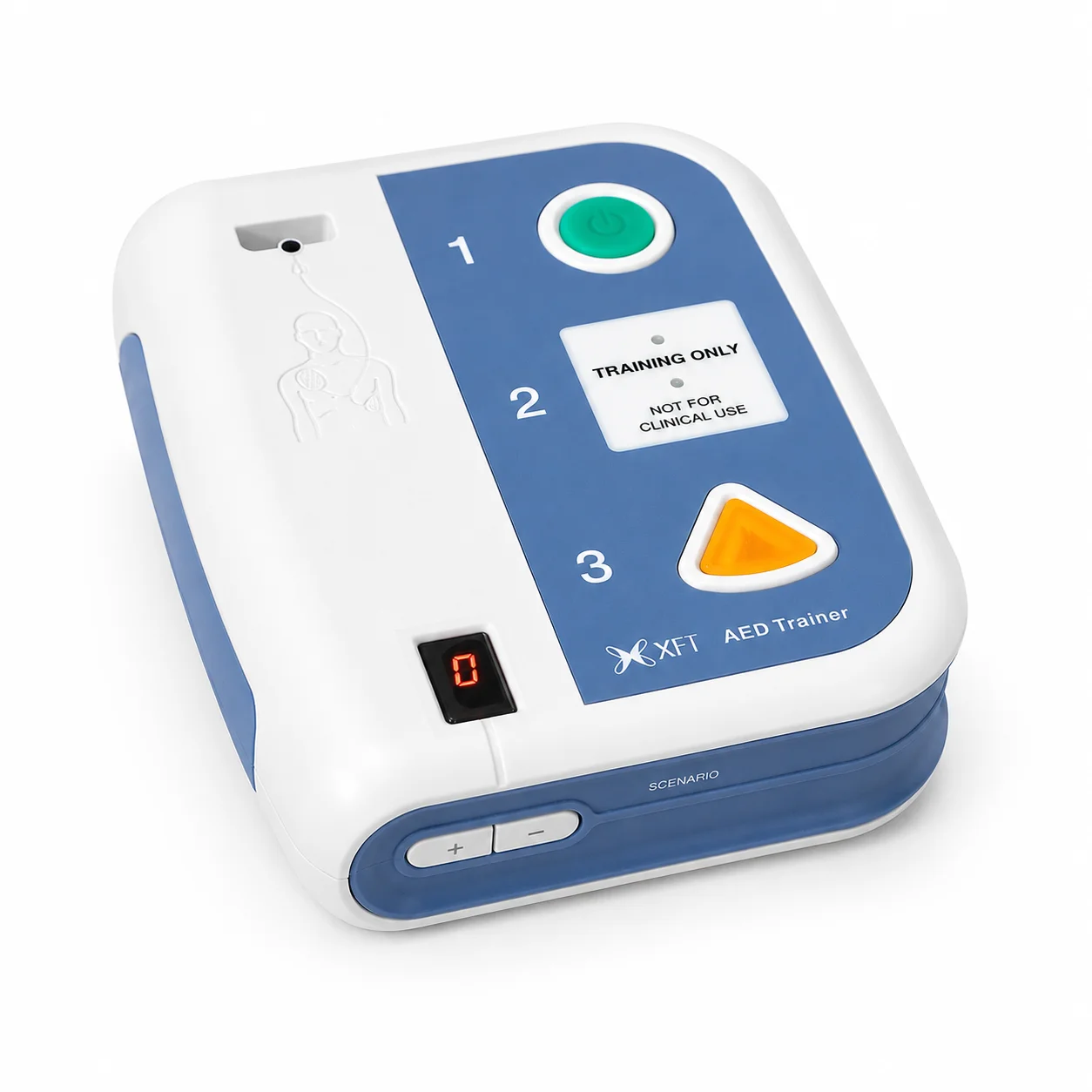 20 Languages AED Trainer XFT-120C+ First-aid Training Device External Defibrillator Teaching Machine 10 Training Modes