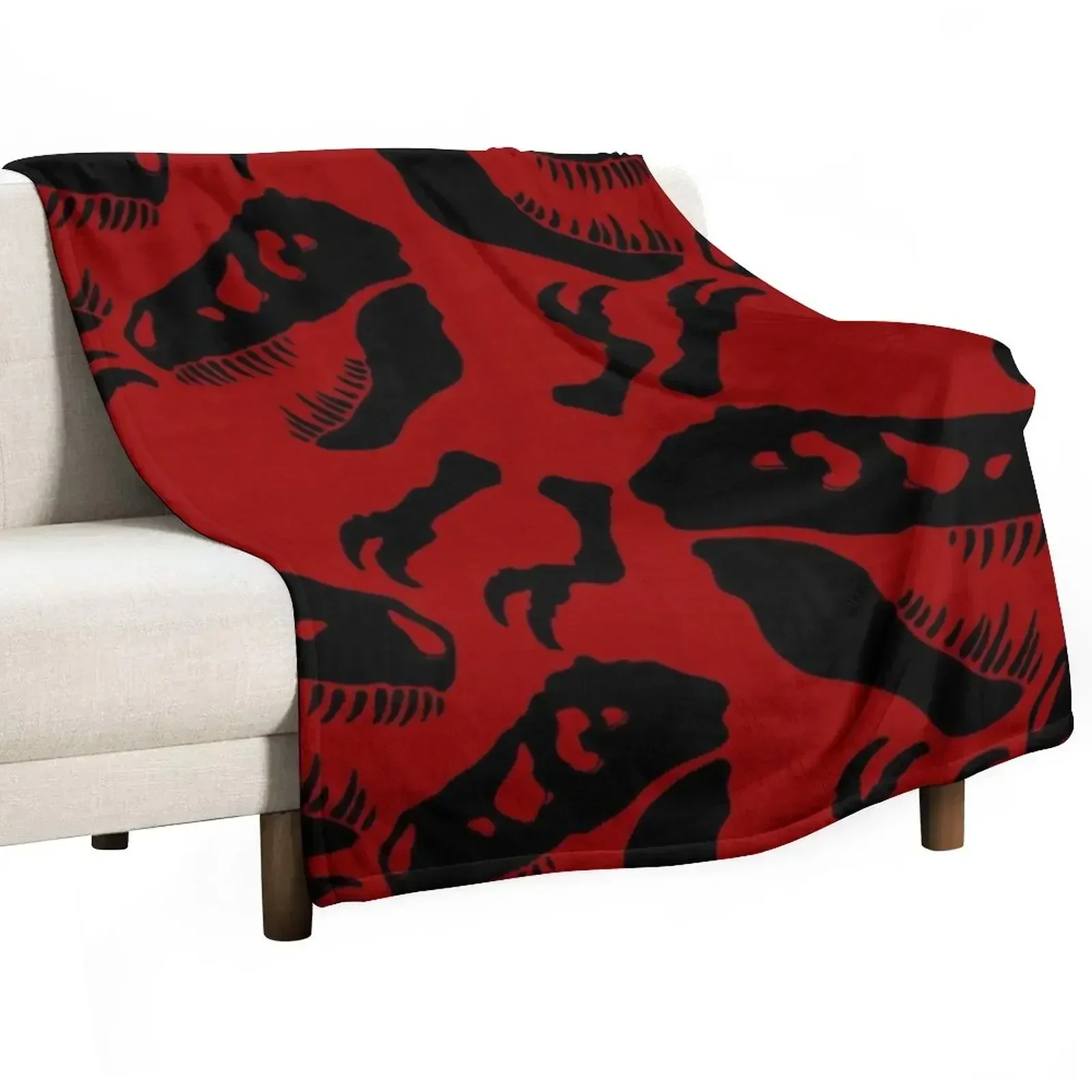 

Black Skull Pattern Throw Blanket Luxury Brand Softest Blankets