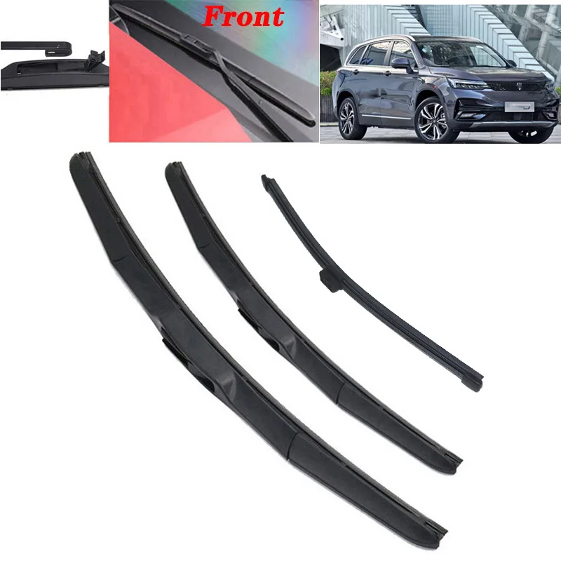 Front and Rear Windshield Wiper Blade For Skywell ET5 Skyworth EV6 HT-i PHEV Elaris Beo Imperium SEV 2021-2024 Windscreen Back