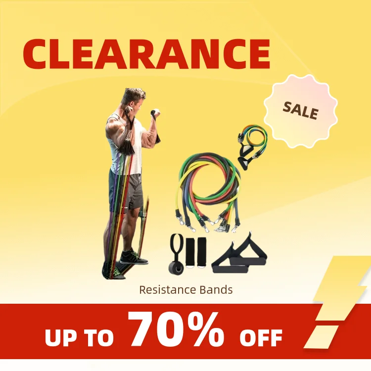 Liquidación: Set de 11 piezas de bandas de resistencia con cuerda, equipo de fitness portátil, correa para tobillo, expansor de pecho, banda elástica para ejercicios.