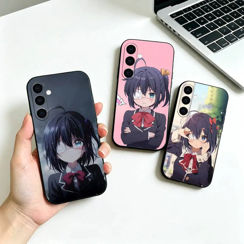 Love,-Chunibyo & Other Delusions-Rikka Takanashi -i Phone Case For Samsung Galaxy A73, A72,A70,A53,A52 Soft Silicone Black Cover