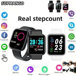 Y68 Real Step Count Fashion Smart Sports Watch Fitness Tracker Sports Watch Android IOS Smart Bracelet