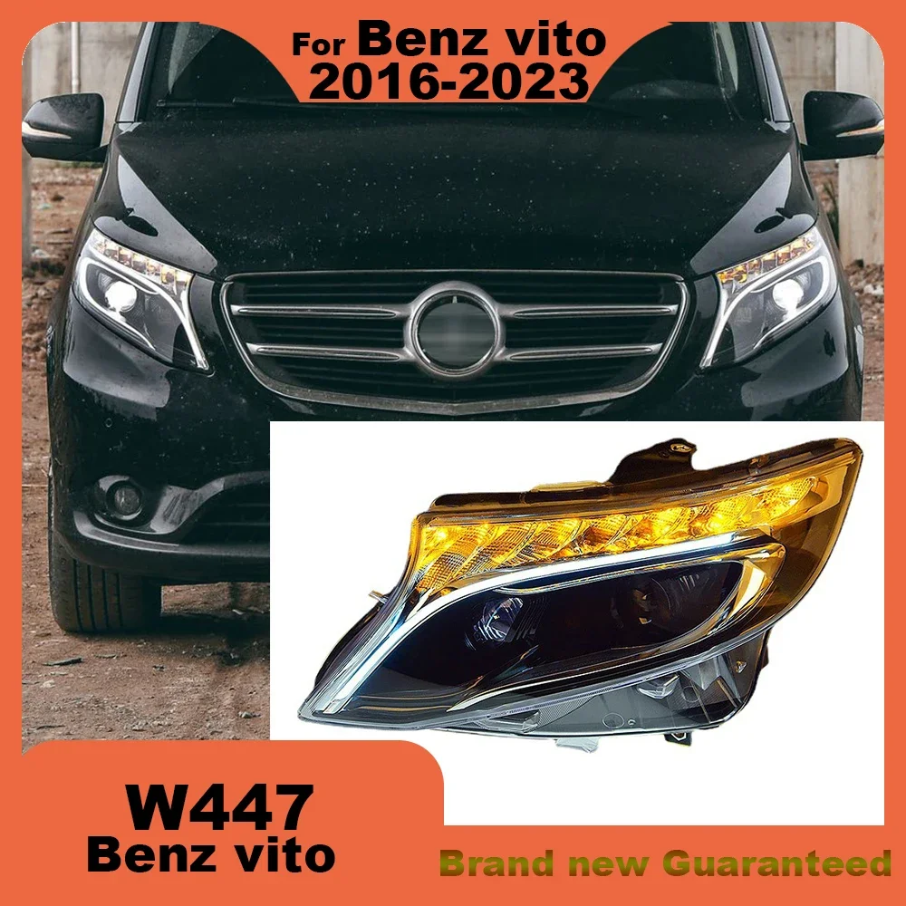 For Mercedes-Benz vito W447 2016-2023 Modified LED headlamp Laser Lenses Lamp Head Front Light Daytime running light Accessories