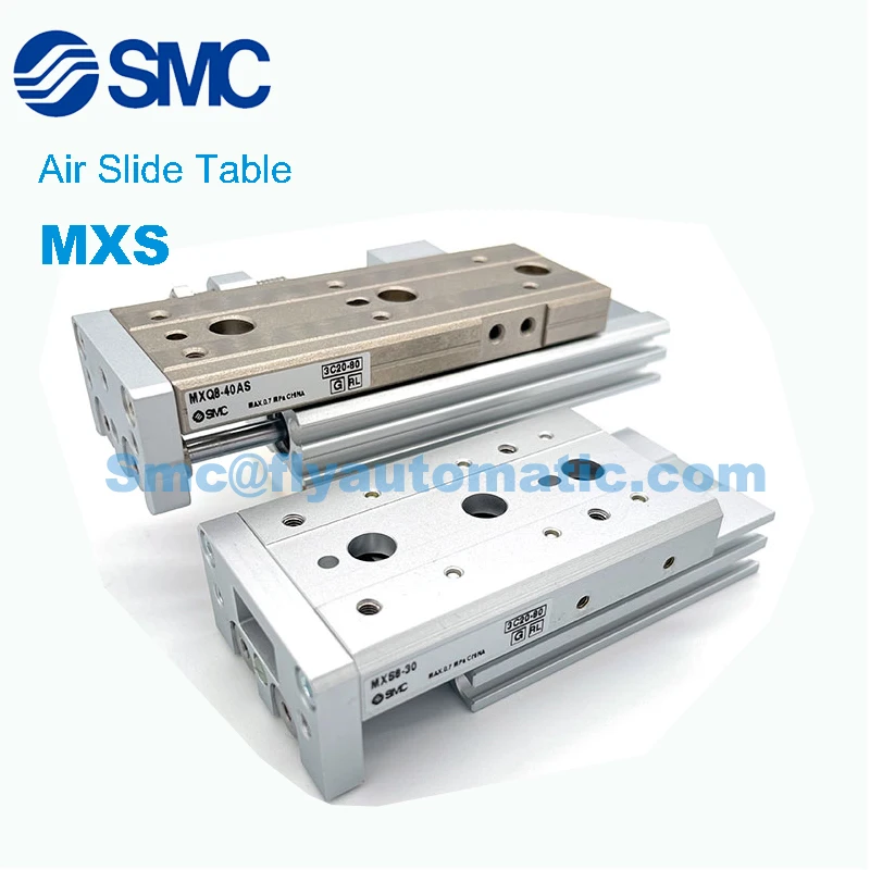 SMC MXS Air Slide Table MXS6/8/12/16/25L-10/20/30/40/50/75AS A BS Pneumatic Cylinder