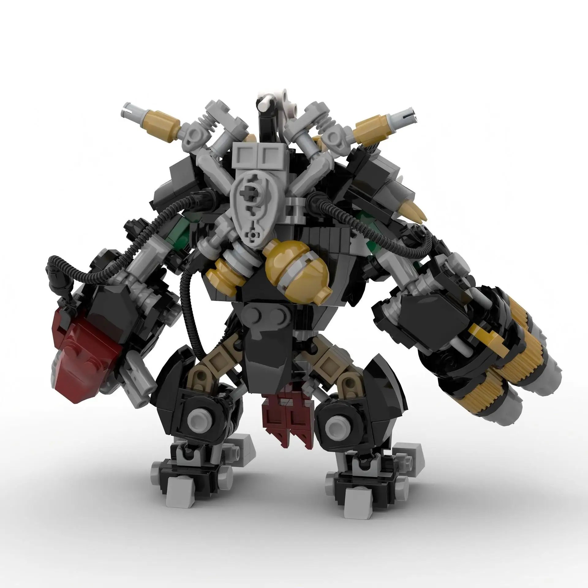 

392PCS Movie Game Mech MOC Building Blocks Set Creative War Robot Assembly Collectible Model DIY Toys Small Bricks Boys Gifts