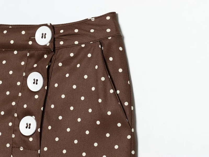 Damen Polka Dot Kurze Hosen Sets Zweiteiliges Sommer-Outfit mit Mittelhohem Bund Damen-Anzug Sommer Crop Top Urlaubsoutfit für Frauen – Detail 13