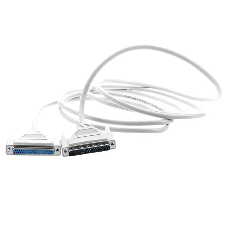 AAAEL-3X 3 Meters 37 Pin Male To Female DB37 Extension Cable Grey White