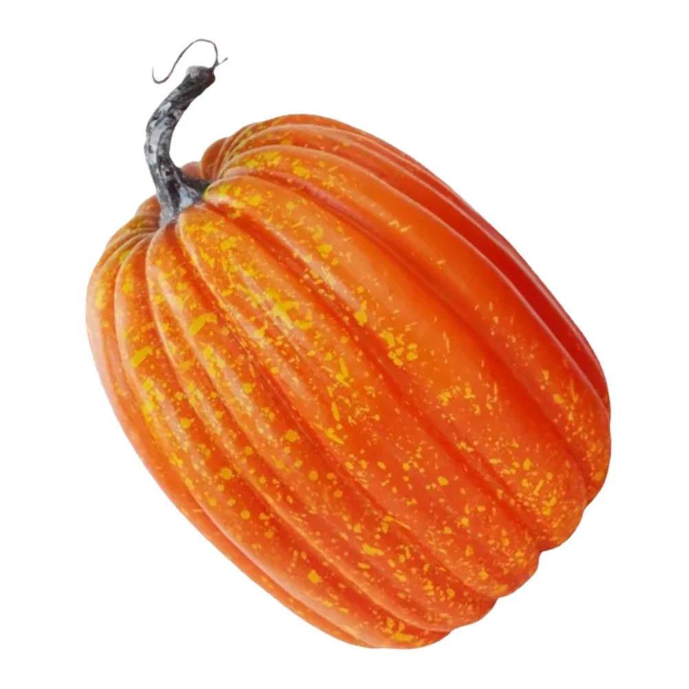 

8.65 Inch Large Fake Halloween Pumpkin Artificial Faux Autumn Fall Decor For Outdoor Indoor Party Harvest Thanksgiving