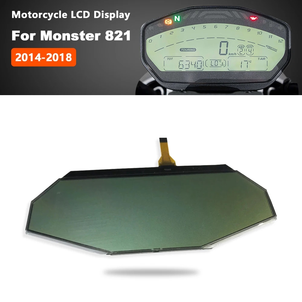 

Ультратонкий ЖК-дисплей для Ducati Monster 821 2014-2018 2016, спидометр для мотоцикла, Аксессуары для инструментов