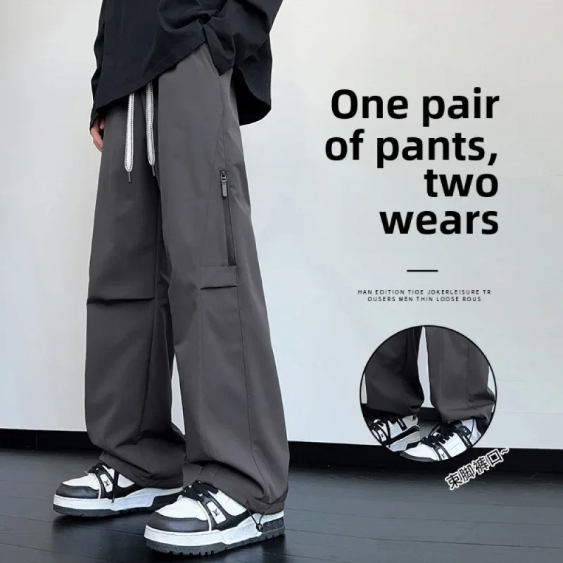 

New Men's Waterproof Hiking Cargo Pants Spring Summer American High Street Men Clothing Man Workwear Pants Trousers Male Joggers