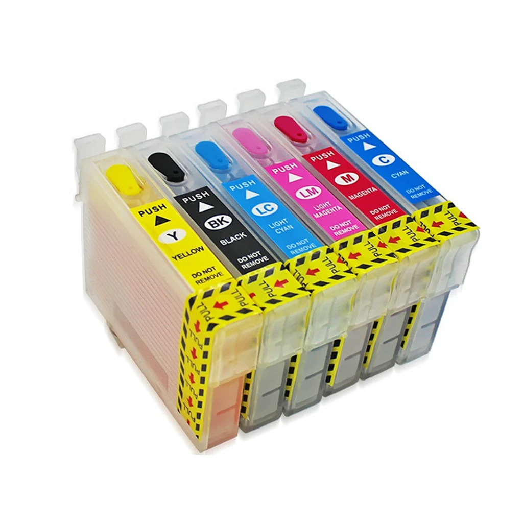 T0791 Empty Refillable Cartridge For Epson1430 1400 1500 Inkjets ARC Permanent Chip 79 Refill Cartridge
