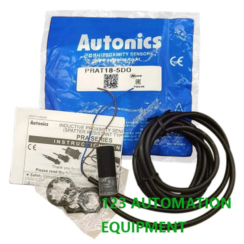 정통 새로운 Autonics PRAT12-2DO 2DC PRAT18-5DO 5DC 원통형 근접 스위치 스패터 방지 유형 센서