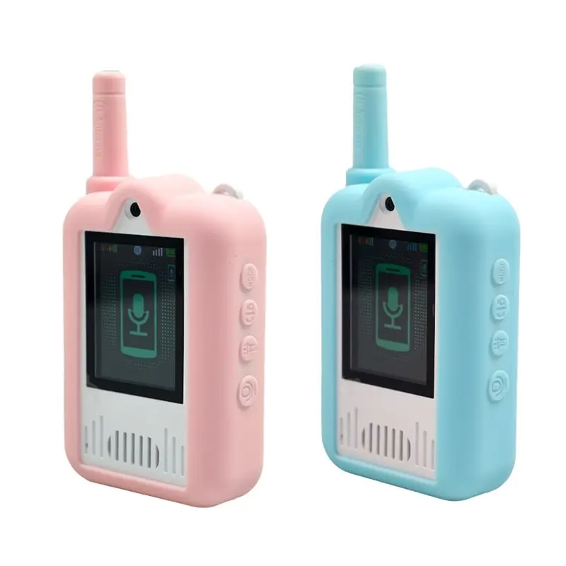 

Pro Kids For Children Gifts Video Walkie Talkie 2 Inch HD Screen Cartoon Pager Intercom One-Click Call Parent-Child