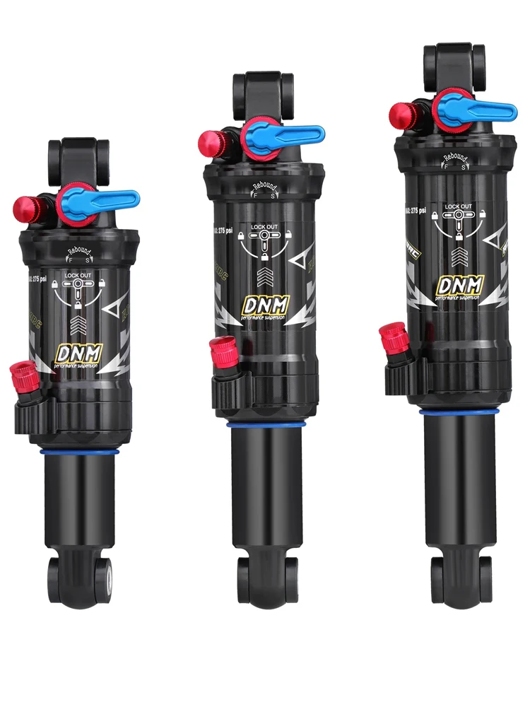 DNM AO39RC amortisseur arrière de vélo 165/190/200mm amortisseur à air double verrouillage à trois étages avec réglage de l'amortissement