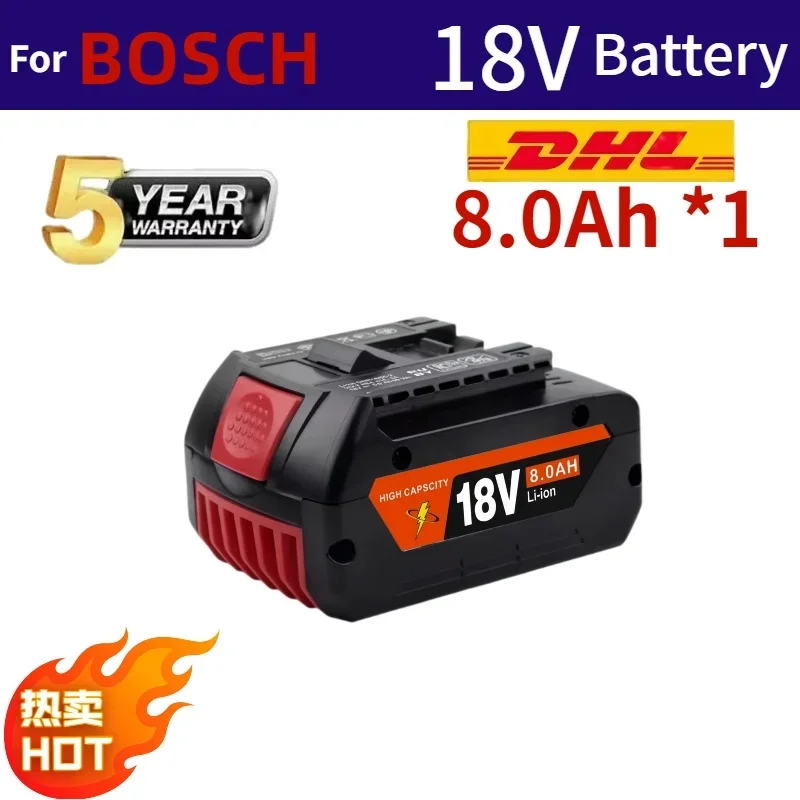 ⚡ ⚡ NEW18V 10Ah Li-Ion Oplaadbare Batterij Draagbare Backup Power Tool Batterij voor Bosch 12000 mah met Indicatielampje BAT609 ? ?