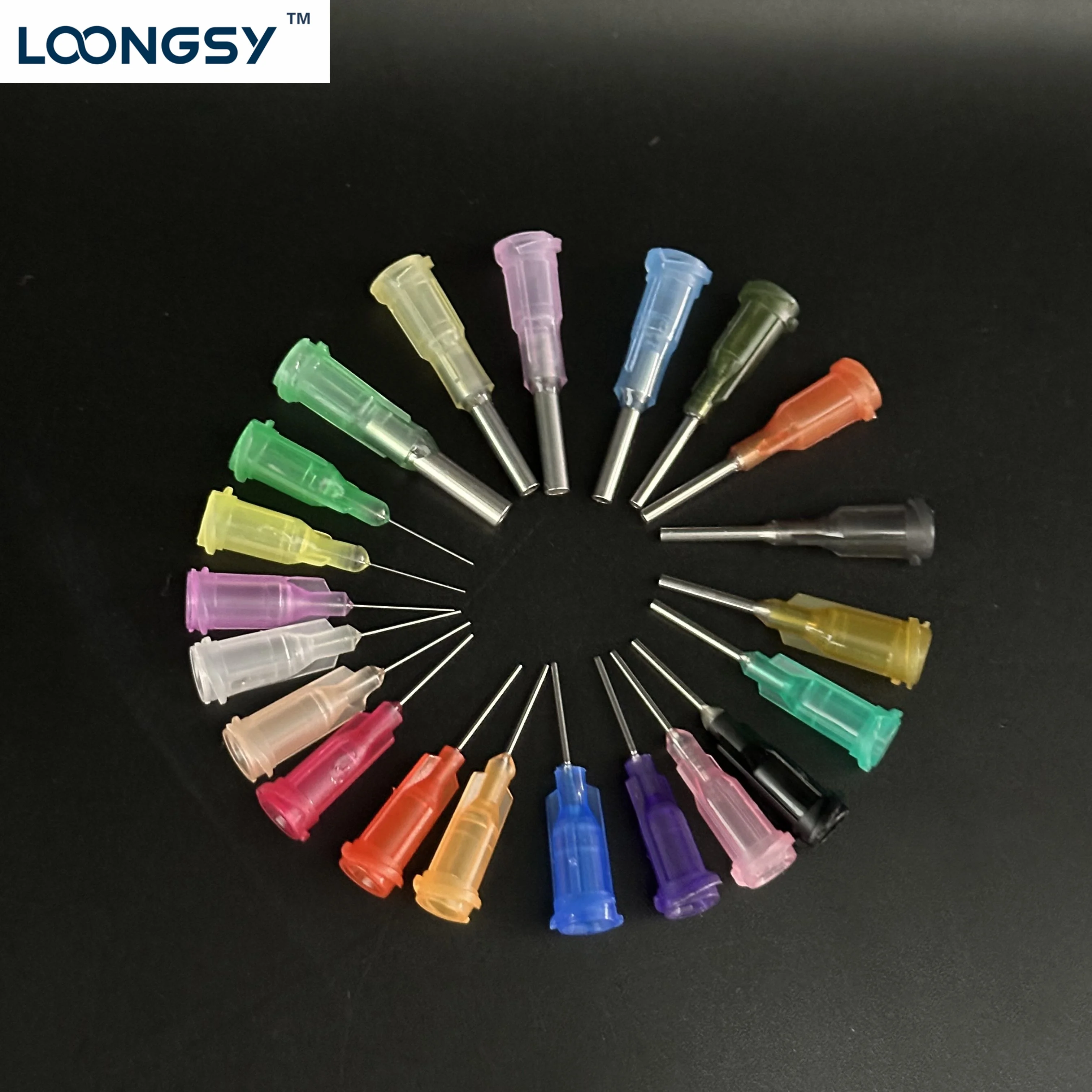 

LK Винт с резьбой Пластико-стальная игла 1/2 дюйма 0,5 дюйма Наконечники дозирующих игл для выращивания грибов Пластик