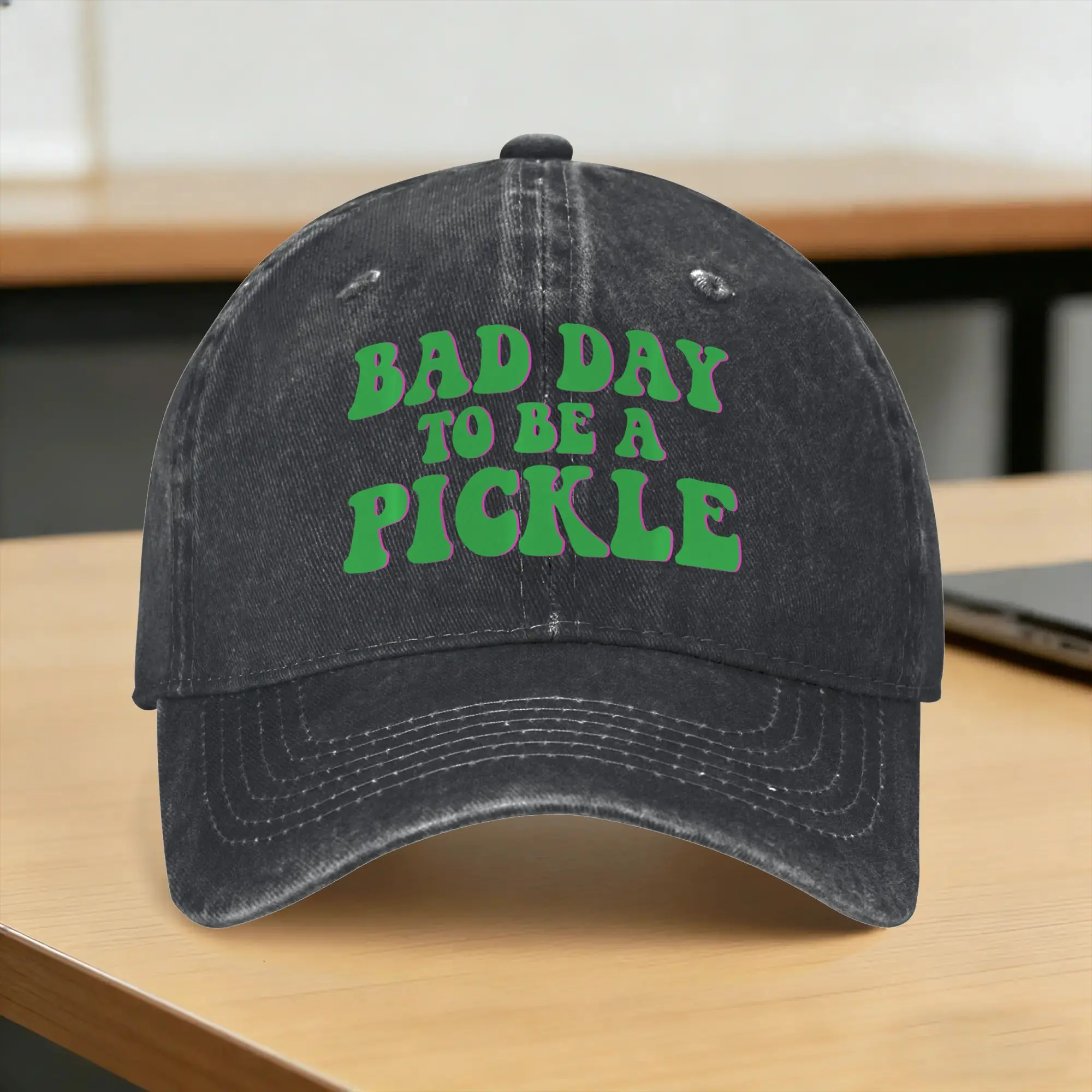 Bad Day to Be A Pickle Sun Baseball Cap  Men Adult Design Trucker Hat Summer y2k Cute Kpop Rock Sun-Proof Baseball Caps