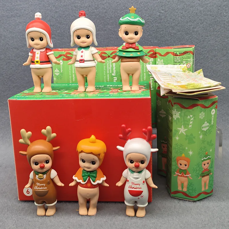 

Boxed 6pcs/set New sonny angel Cos series kawaii Action Figures PVC Model ornament decoration Toys doll Christmas gift