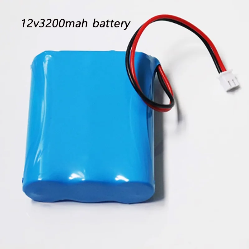 10.8V 11.1v Li-ion Battery Pack 18650 Small Volume Large Capacity Rechargeable Bottle outdoor 12 Volt speaker  Battery3200mah