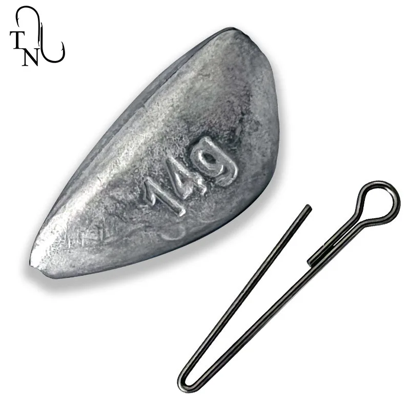 TN76 Lead Insert Sinker Obstacle Crossing Fishing Weight Sinkers Pendant Carp Fishing Accessories Prevention Hanging Bottom Root