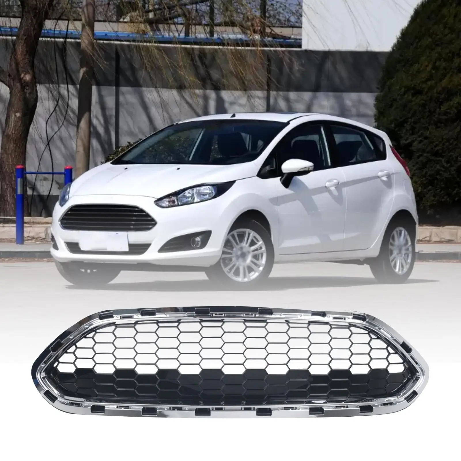 

D2bz17B968AA Replace Parts Sturdy Grille Trim for Ford 2014-2019 Fiesta