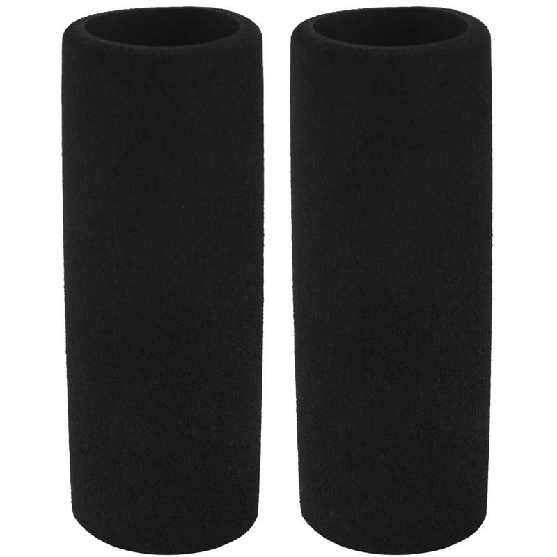 2PCS Motorcycle Slip-On Foam Anti Vibration Comfort Handlebar Grip Cover Applicable Sleeve Inner Diameter 2.7-3.0 CM