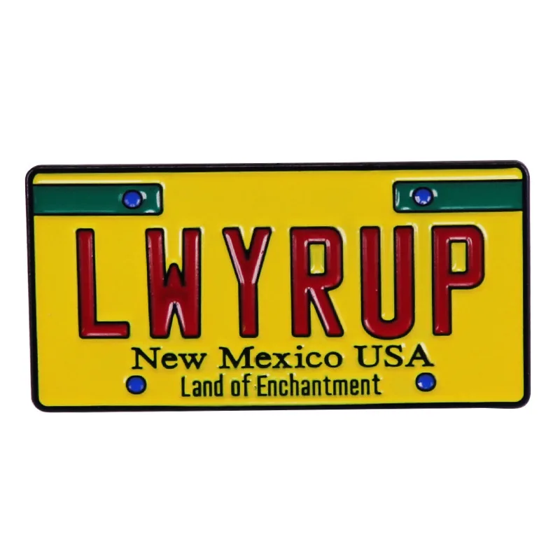 Lwyrup New Mexic Usa Land Of Enchantment Enamel Pins Badges Lapel pins Brooches Women Men Jewelry Accessories For Gifts