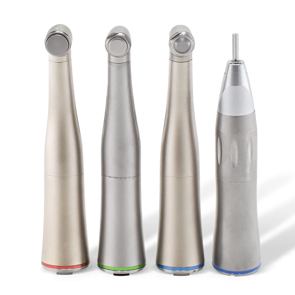 X95L X25L Dental LED Fiber Optic Handpiece 1:5 Red Ring 1:4.2 Increasing Speed 1:1 Contra Angle 1:1 Straight Nose for Brushless