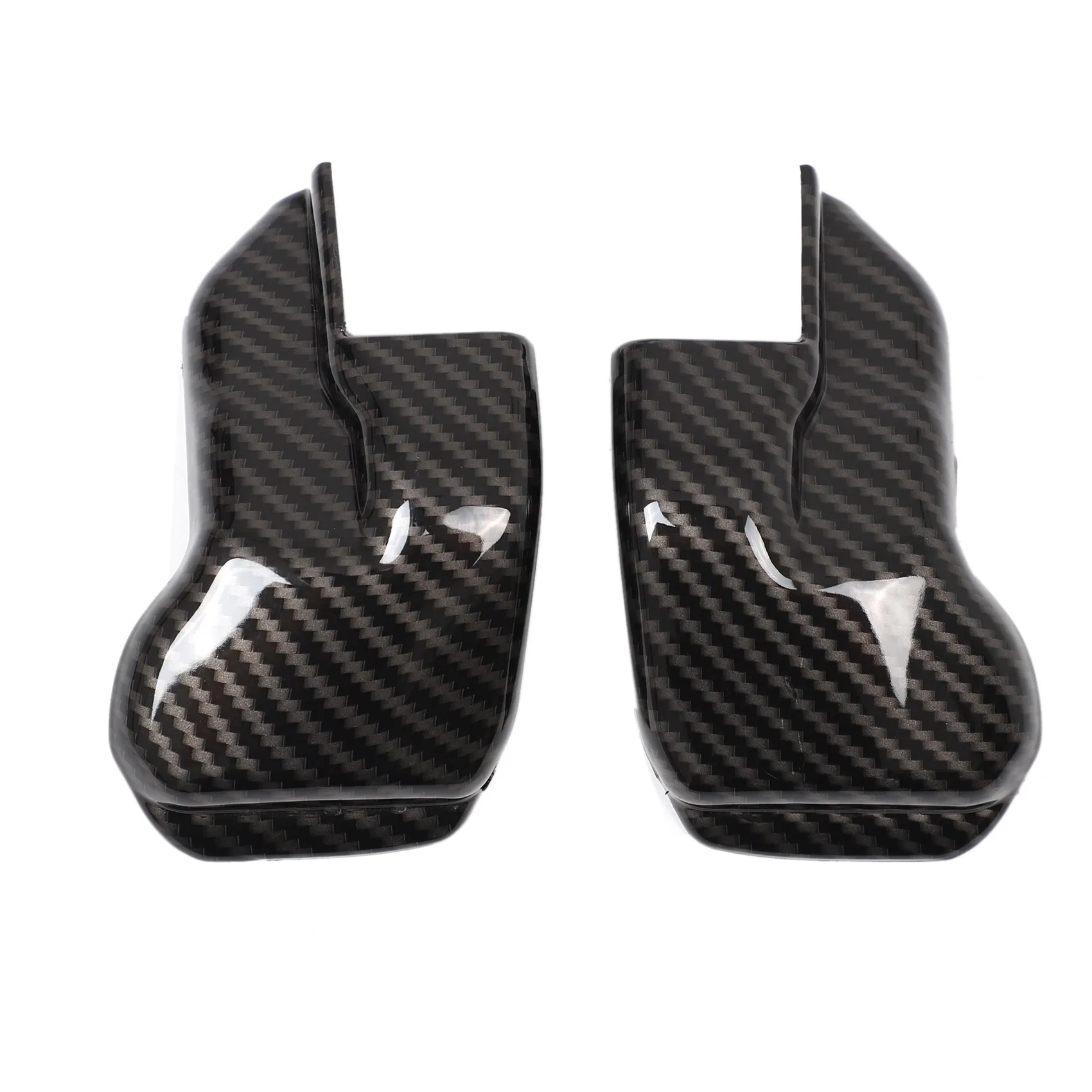 2PCS Seat Bracket Fixing Bolts Cover Trims for Toyota Tacoma 2017 2018 2019 Car Accessories Carbon Fiber Pattern