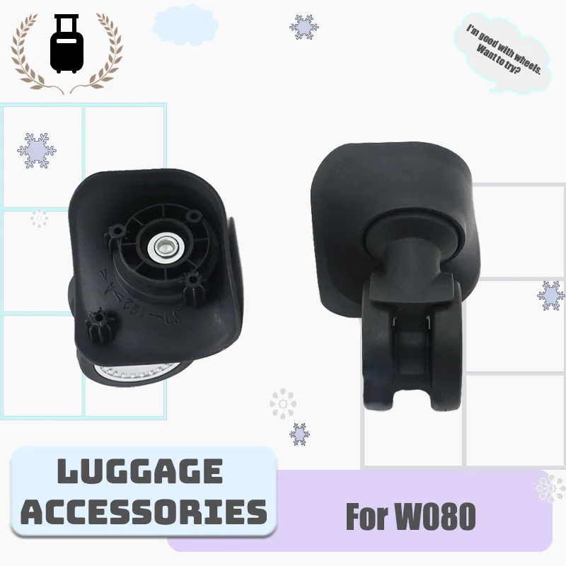 

For W080 Ultra-Silent Wheel Set Luggage Wheel Replacement Kit Includes Waterproof and Rust-Proof Screws