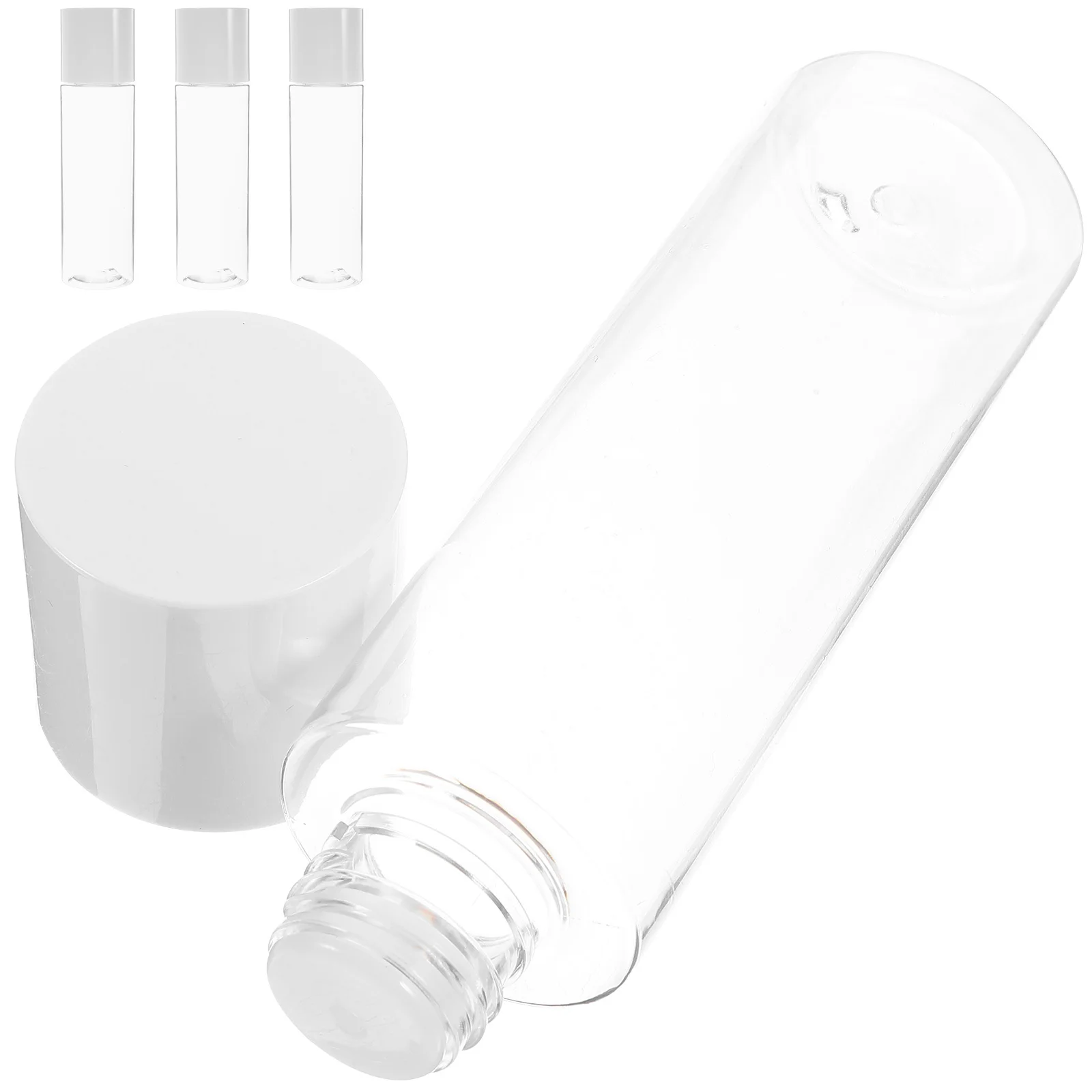 

4 Pcs Toner Bottle Travel Bottles for Toiletries Lotion Container Size Plastic Liquid The Pet Empty Small
