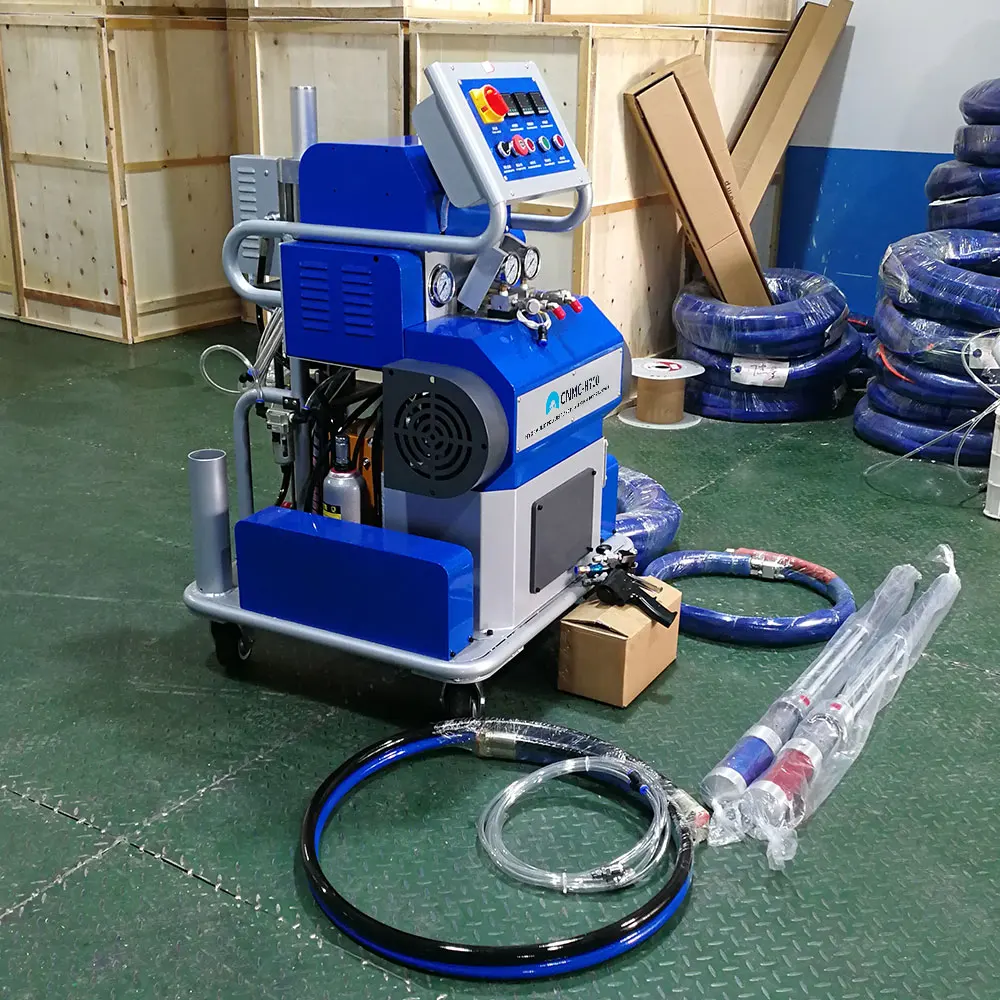 Pneumatic Polyurea Coating Machine Portable Two Component Caravan Roof Waterproof Leak Patching Air Spray Gun