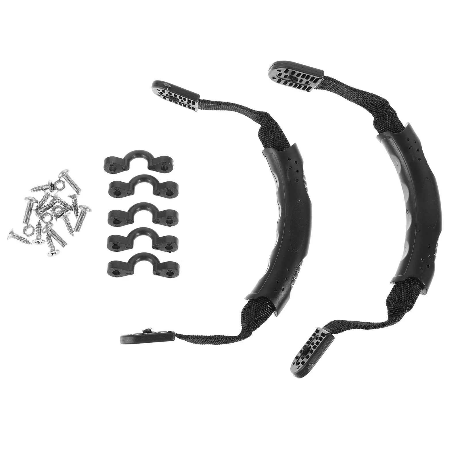 1 مجموعة 1 مجموعة كاياك مقبض عدة Pp النايلون الفولاذ المقاوم للصدأ الزورق كاياك حمل مقبض استبدال أجزاء لقارب الرياضات المائية في الهواء الطلق