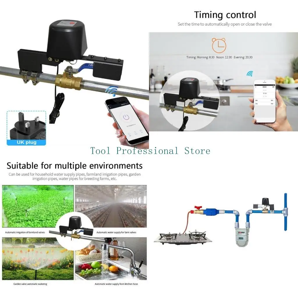 

57qf WiFi для для Wi -Fi управление газом отключите для клапана для Water для голосового голоса клапана пульт