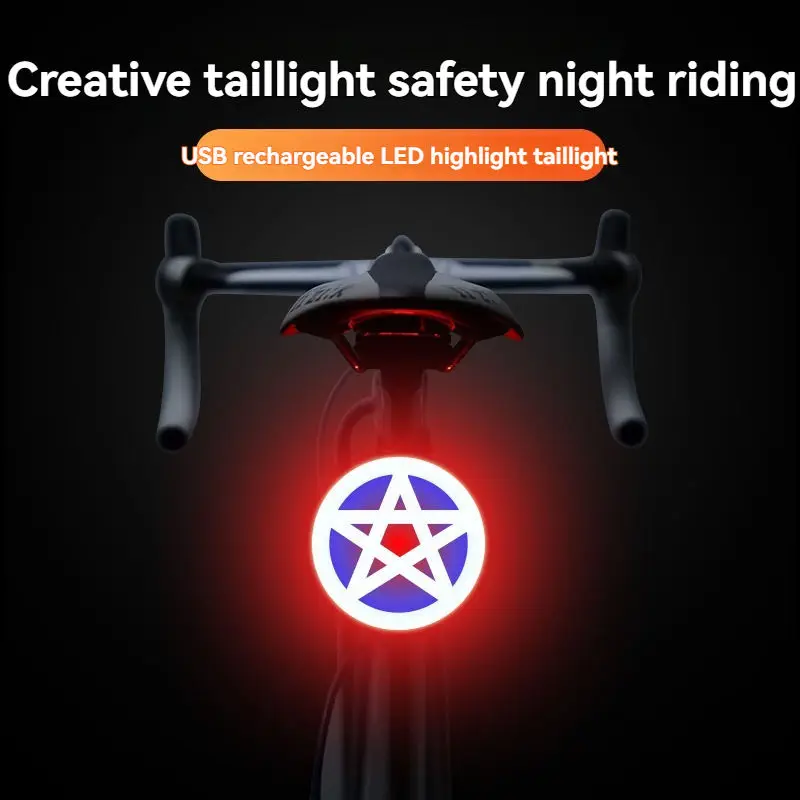 

Bicycle Taillight Usb Rechargeable 5 Lighting Modes Mtb Seatpost Bike Lights Night Riding Flash Tail Bicycle Lights Accessories