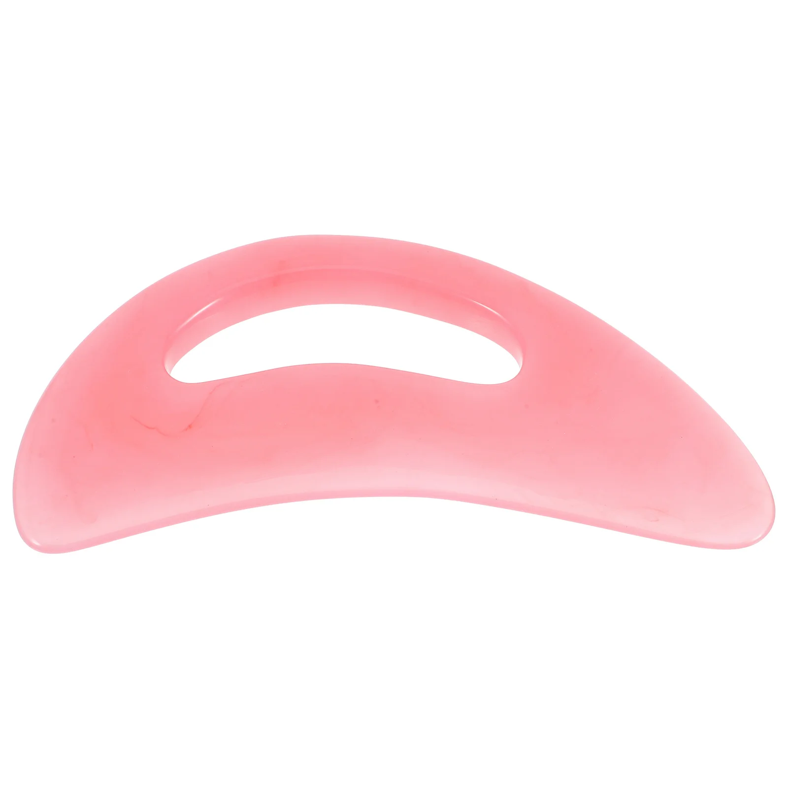 

Crescent Shaped Gua Sha Board Ergonomic Resin Scraping Tool For Neck Back Waist Leg Body Portable Home Use Facial Sculpting