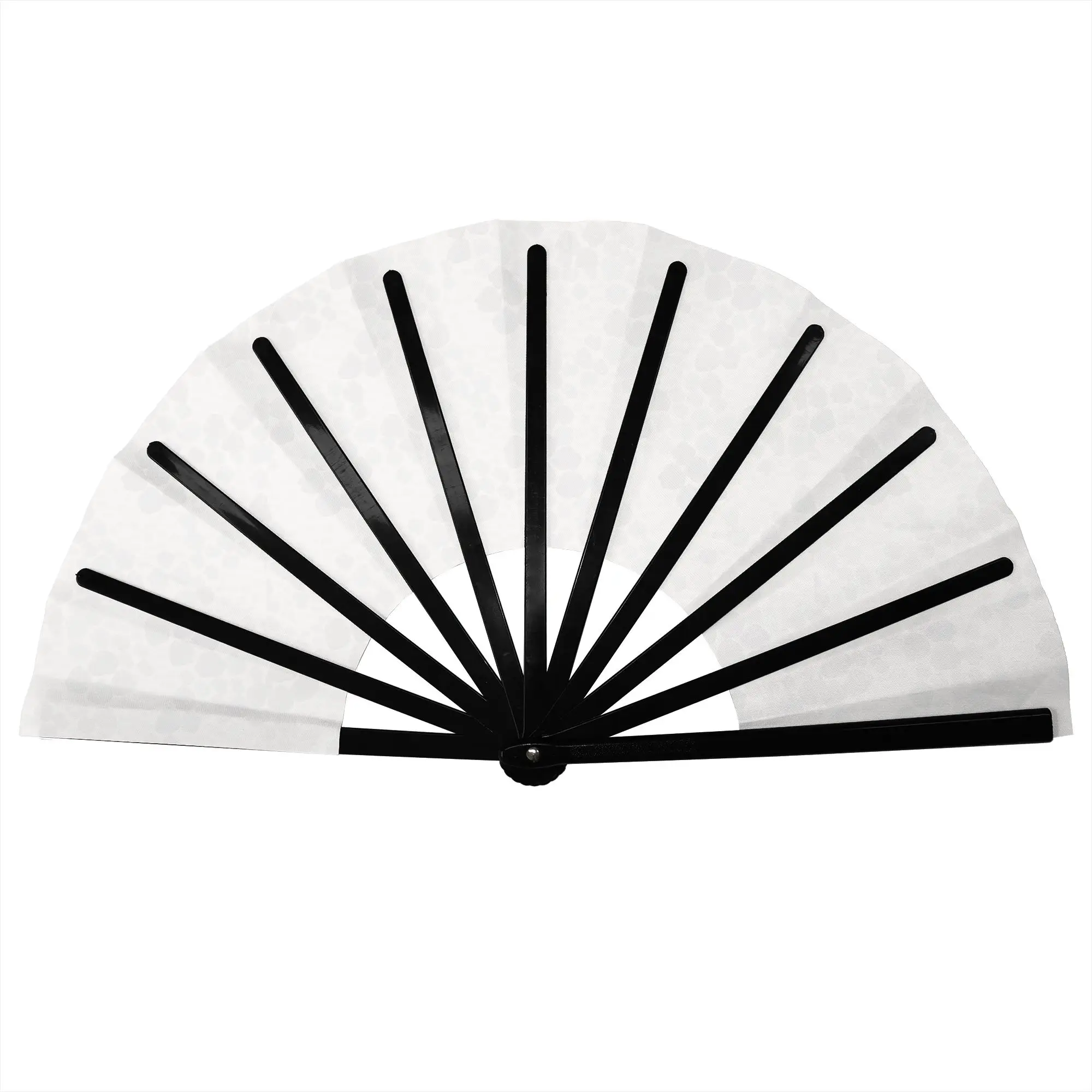 Snake Skin Specled Mosaic Cluster  Folding Hand Fan Light Orange  Polyester Fabric Fan Fashion Summer Accessory Decorative Fans