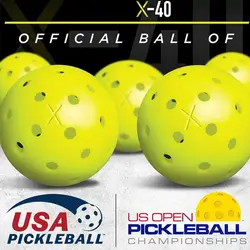 6 Stuks Pe Materiaal Pickleball Golfhole Bal Hoge Elastische Weifu Gat Bal Vervanging 40 Gaten Herbruikbare Training Augurk Bal