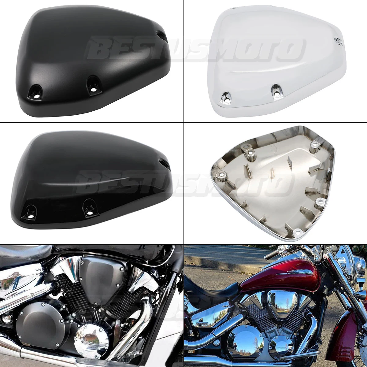 

Motorcycle Air Cleaner Filter Cover Side Intake Guard For Honda VTX1300 VTX1800 VTX 1300 1800 2003 2004 2005 2006 2007 2008